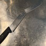 after 19yrs. of Loyal service today of all days it gives out.
r.i.p 
best knive ever